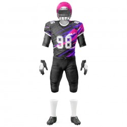 Custom Team Polyester Made American Football Sublimation Shirts And Pants Design American Football Jersey Football Uniform