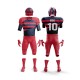 High Quality Latest Design team American football uniform set American football 6 Panels jersey and pants for youth and adults