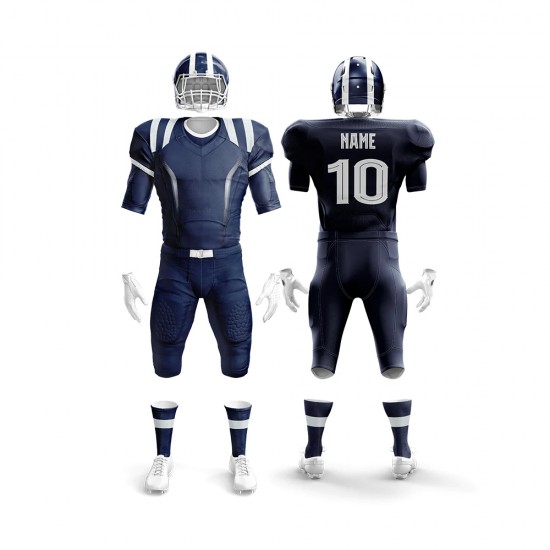 Wholesale Unique Quality Customized American Football Uniform Team play 100% polyester made American Football Uniform