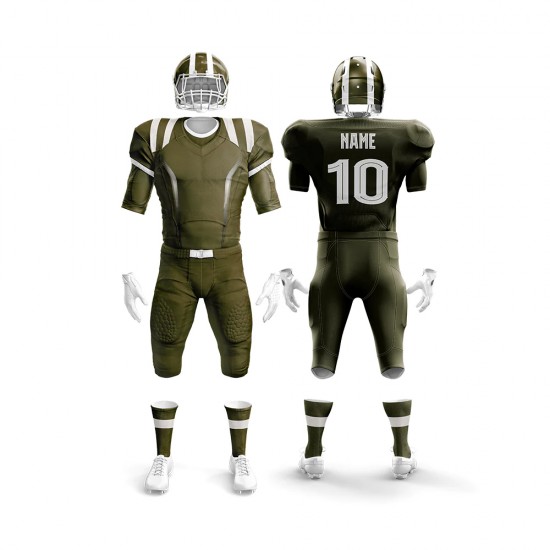 Wholesale Unique Quality Customized American Football Uniform Team play 100% polyester made American Football Uniform