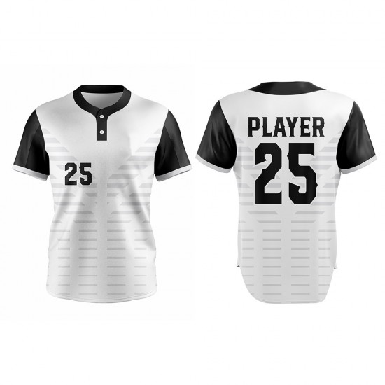    Custom Sublimated two Button fast pitch   Jersey 100%polyester