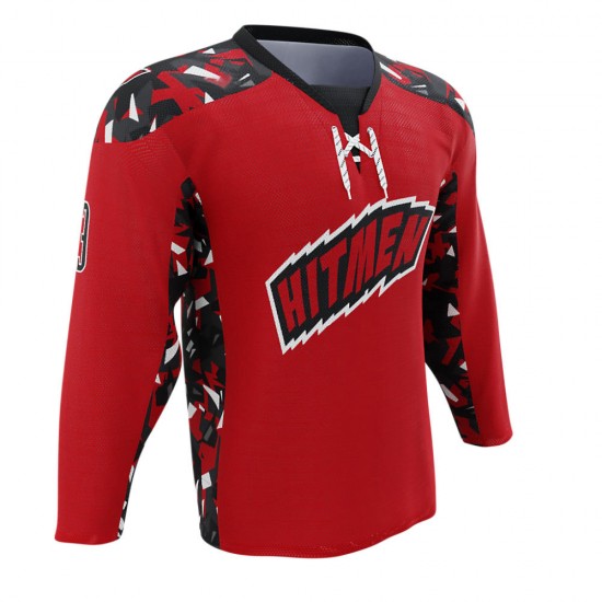    Top Quality Fashion Customized Logo Team Sports Long Sleeve Sublimation Printed Ice Hockey Jersey