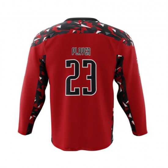    Top Quality Fashion Customized Logo Team Sports Long Sleeve Sublimation Printed Ice Hockey Jersey