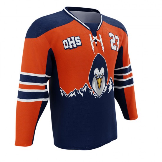 Customized Sublimated Printing Cheap Team Ice Hockey Uniform Free Design