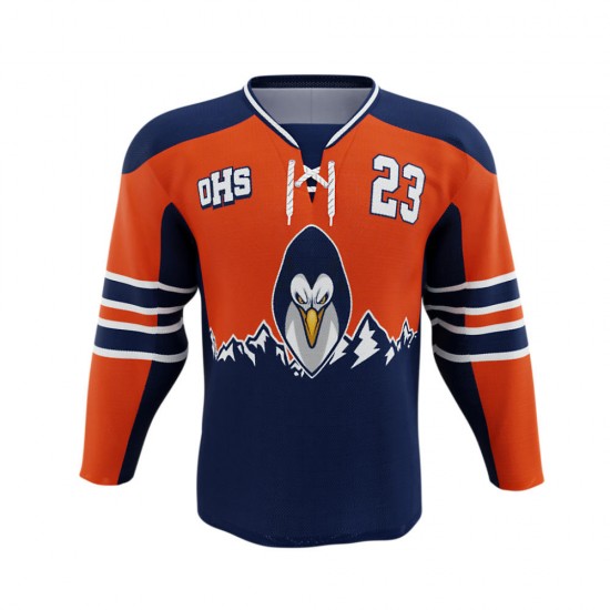 Customized Sublimated Printing Cheap Team Ice Hockey Uniform Free Design