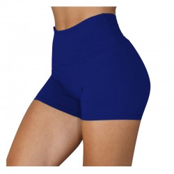 Custom gym workout jogging quick dry butt lift high waist running biker shorts for women