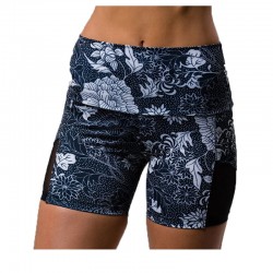 High waisted women yoga tie dye shorts custom logo scrunch butt running gym shorts for women